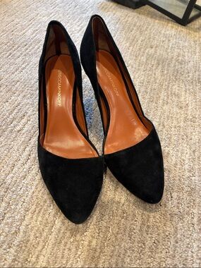 Rebecca Minkoff Black Suede Pointed Toe Pumps